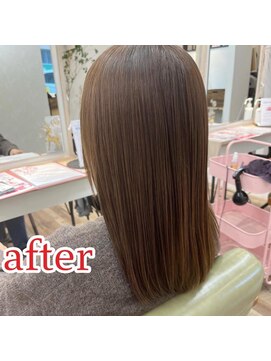 ヘアーザラブズラフズ オーガニカ 北九州(HAIR THE LOVES LAUGHS ORGANICA) LL式ストレート＊