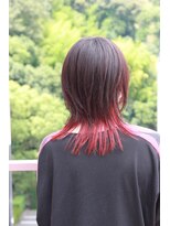 ビアージュ(Viage)&nbsp;#ウルフ #ボブウルフ #インナー #レッド #髪質改善 #ブリーチ