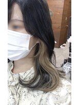 ブレス 小阪店(brace)&nbsp;インナーカラー☆ホワイトベージュ☆☆☆