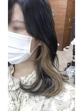 ブレス 小阪店(brace) インナーカラー☆ホワイトベージュ☆☆☆