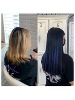 クラン ヘアーアンドスタジオ(CLAN hair & studio)&nbsp;ハイトーンカラーエクステプルエクステカラーインナーカラー