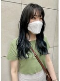 ネイビーグラデーションカラー【HAIR'S Lunetta 井上】
