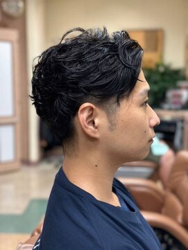アポロカットステージ 相模大野店 アップバング/ツーブロックマッシュ<理容室>[メンズ/相模大野]