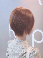 レプリカ 上大岡(Replica)&nbsp;オレンジブラウン前下がり丸みショート