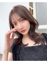 アフロートリノ(AFLOAT Leino)&nbsp;大人可愛いくびれヘア　レイヤーカット　シースルーバング