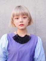 シャロン(SHARON) 【SHARON原宿】切りっぱなしボブ☆ブロンド姫カット