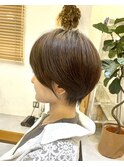 ショートボブショートカットブリーチ