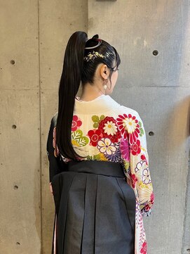 エディット トウキョウ(e.dit tokyo) 【MILK/MURIEL macoto】卒業式ヘア　着物ヘア