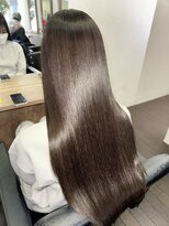 ルーツアイリー 心斎橋(ROOTS IRIE)&nbsp;髪質改善　髪質改善カラー　ココアブラウン　透明感　艶感