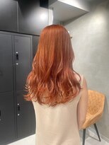 【ケアブリーチ使用】夏にぴったり＊「オレンジカラー」