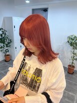 ペレ 栄店(PELE)&nbsp;前髪/アンブレラカラー/こなれミディ/イメチェン/ウェーブパーマ