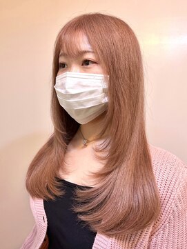 リリー シブヤ(Lilly shibuya) 【Lilly渋谷】#ピンクベージュ#レイヤーカット#韓国