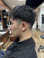 ジールヤマグチ 朝霧駅前店 【渋谷作】ツイスパmen'sショート