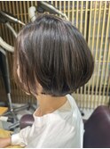 ハイライトイノアカラーボブ