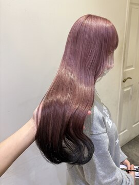 コル(CoL) 透明感ピンクカラーとブラックエンドカラー