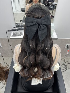 エイム(AiM) タイトヘアセット/アップヘア/ローポニー/結婚式ヘアセット