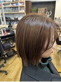 切りっぱなしボブ