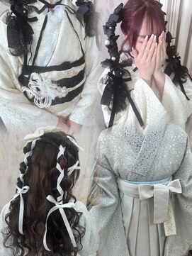 ラビス(Lovis) 似合わせカット/メルティカラー/着物ヘア/フェミニンロング