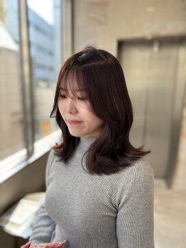 リリー(Lilley) ブラウンカラー☆巻けるレイヤーカット