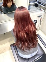 テトヘアー(teto hair)&nbsp;暖色カラー　レッドカラー　ピンクカラー