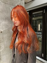カート バイ デコ(Kurt by DECO)&nbsp;【masa】しっかり発色させたオレンジカラー！1ブリーチ~