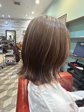 ヘアメイクアクト 都賀店 細目筋感ハイライト
