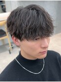 無造作に◎シャドウパーマ×マッシュスタイル