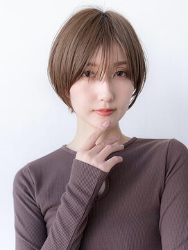 ケアリー 練馬(Carelly) デザインカラー/レイヤーカット/ウェットヘア/オリーブベージュ