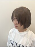 ショートボブ×フェイスレイヤー