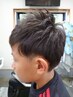 【お兄ちゃんと弟くんで兄弟カット(小学生or幼児三名様)】￥4700