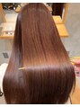 ビューティービースト 武雄店(beauty:beast) 髪質改善カラーで艶感たっぷりの暖色カラーです!