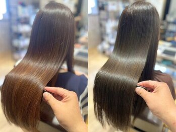 ミリール (Mireel)の写真/エリアTOPクラスの実力◎ダメージを抑え感動レベルの美髪が叶う酸性ストレートで自然なツヤとやわらかさを