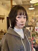 アン アミゥ(Un amiw.) 【Un amiw.】Bob layer【北上/髪質改善/艶髪/縮毛矯正】