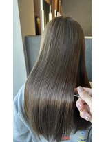 ザラフターザブリーチ 黒崎桃園店(the laughter/The bleach)&nbsp;透明感たっぷりオリーブグレージュ