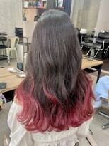 サクラ オモテサンドウ(SAKURA)&nbsp;ダブルカラーでイメチェン！レッドカラー/髪質改善/表参道