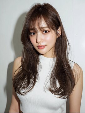 アシャ ヘアー ソリューション 神戸店(asha hair solution) イメチェン/ピンクベージュ/アンブレラカラー/前髪/摂津本山