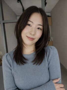 エトワ 中央店(etoi) 大分ハッシュカット胸上鎖骨下ミディアムレイヤースタイルかるめ