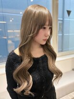 グロウ 渋谷(grow)&nbsp;ミルクティーグレージュ×プルエクステ
