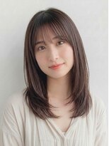 ディアーナ(DIANA)&nbsp;髪質改善ブリーチなしオリーブグレージュレイヤー透明感夏カラー