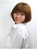 Ｚｕ－ｃＡ　　　　【まとまりにくい方に】前下がりつやボブ