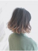 バレイヤージュボブ