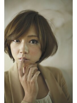 ブーケ(BOUQUET) 「BOUQUET」外苑前　シースルーボブ　大人カジュアルのツヤ感