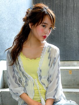 テトテ 三宮店(Tetote) 【tetote】#ヘアアレンジ#大人かわいい#斜めバング