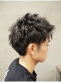 【メンズシャビ/メンズ専門】Ｔomi　2wayバング×束感ショート
