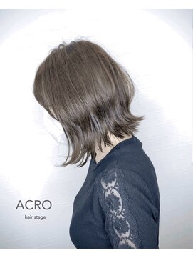 アクロ ヘアー ステージ(ACRO hair stage) きりっぱなしボブ
