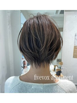 ファイブボックスヘアー 広島(five vox hair) 大人ショート　ハンサムショート　大人可愛い