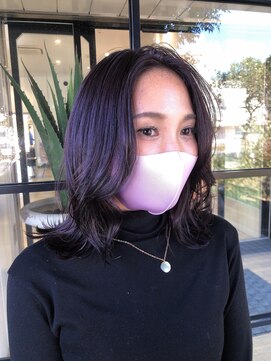 ディーボーイ 健軍店(D-BOY) グレージュ/イヤリングカラー/オフィスヘア