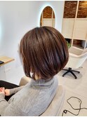 縮毛矯正｜ショートボブ｜トリートメント｜美容院｜刈谷
