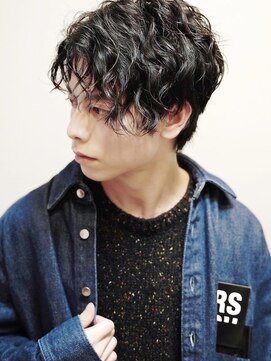 エリマ 調布(elima) メンズパート/ツイストスパイラル/スパイラル/センターパート