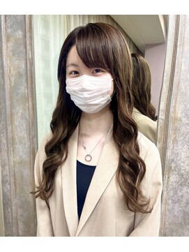 ガルボ ヘアー(garbo hair) #高知美容室 #ショートから #ロングヘア #ブラウン #10代 #20代